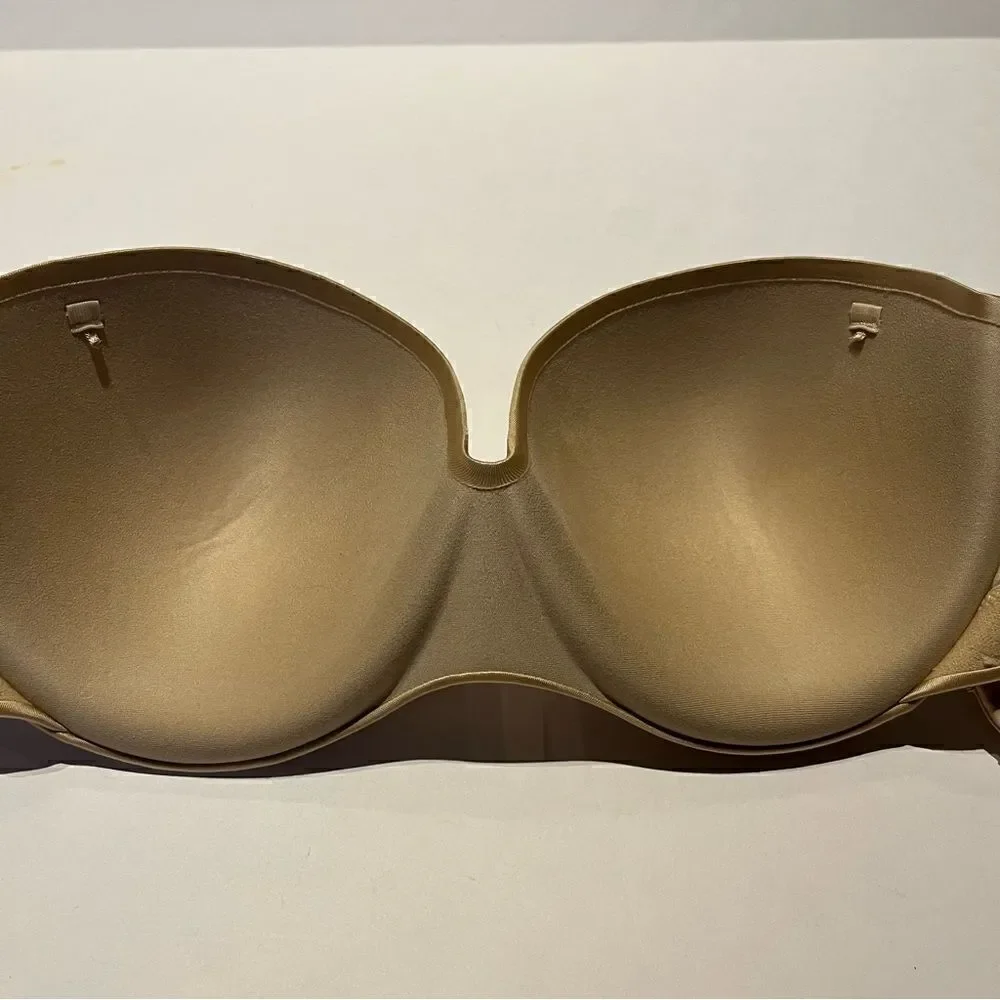 Maidenform Bra Beige Strapless Multiway Size 36C - Picture 9 of 10